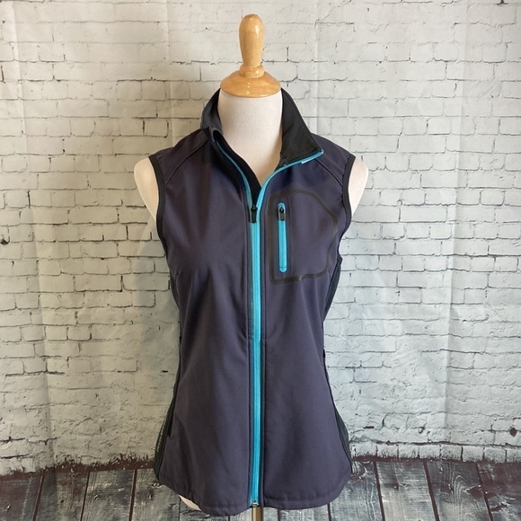 Icebreaker Jackets & Blazers - Icebreaker Merino GT Softshell Vest Sz M Full Zip Pockets Gorpcore Scandi Girl